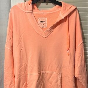 Aerie Coral Pullover Hoodie